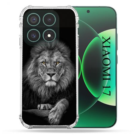 Coque Renforcée Pour Xiaomi 17 Animal Lion Majestueux