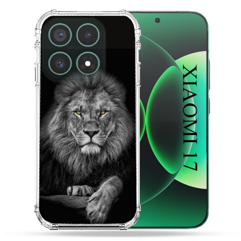 Coque Renforcée Pour Xiaomi 17 Animal Lion Majestueux