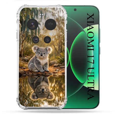 Coque Renforcée Pour Xiaomi 17 Ultra Animal Koala Reflet