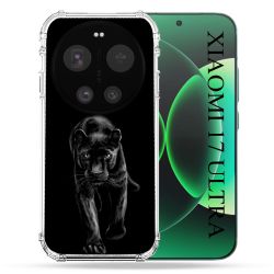 Coque Renforcée Pour Xiaomi 17 Ultra Animal Panthère Noire