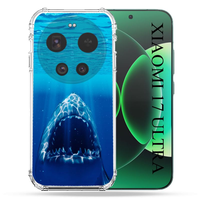 Coque Renforcée Pour Xiaomi 17 Ultra Animal Requin Dent