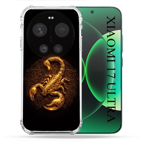Coque Renforcée Pour Xiaomi 17 Ultra Animal Scorpion Fresque 2026