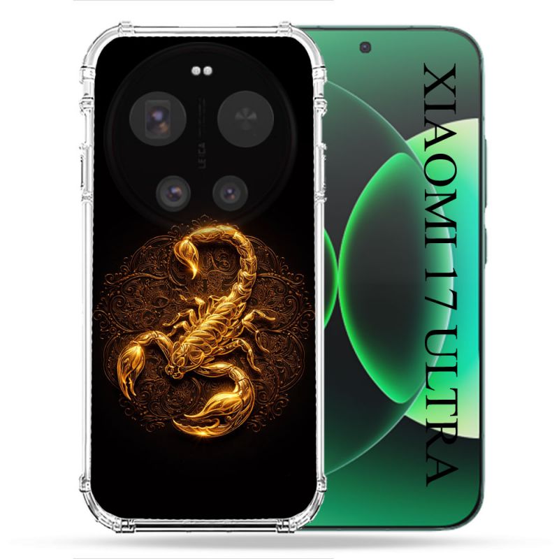 Coque Renforcée Pour Xiaomi 17 Ultra Animal Scorpion Fresque 2026