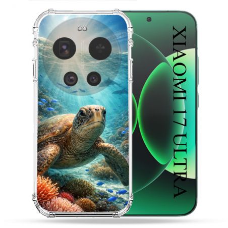Coque Renforcée Pour Xiaomi 17 Ultra Animal Tortue Marine