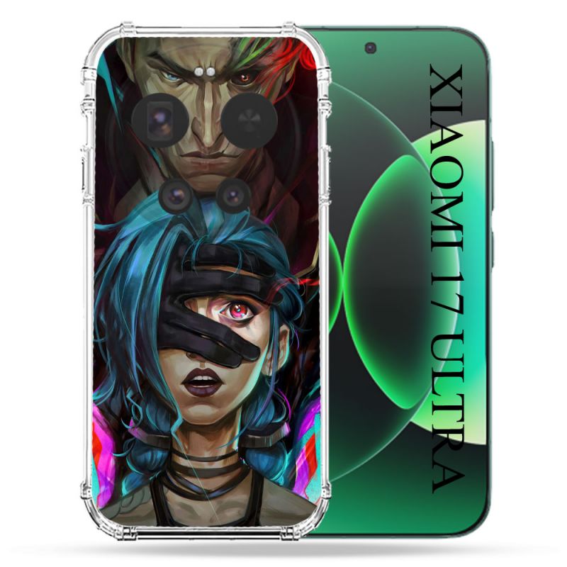 Coque Renforcée Pour Xiaomi 17 Ultra Arcane Jinx Bleu