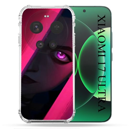 Coque Renforcée Pour Xiaomi 17 Ultra Arcane Jinx Rose