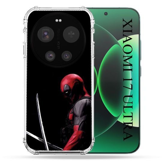 Coque Renforcée Pour Xiaomi 17 Ultra Deadpool Epee