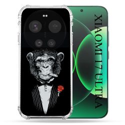 Coque Renforcée Pour Xiaomi 17 Ultra Decale Singe Mafia