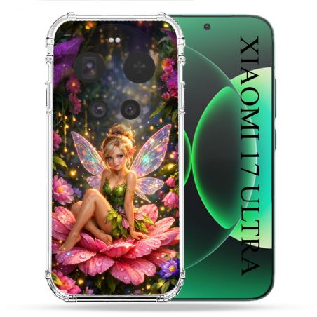 Coque Renforcée Pour Xiaomi 17 Ultra Fantastique Fee Fleur