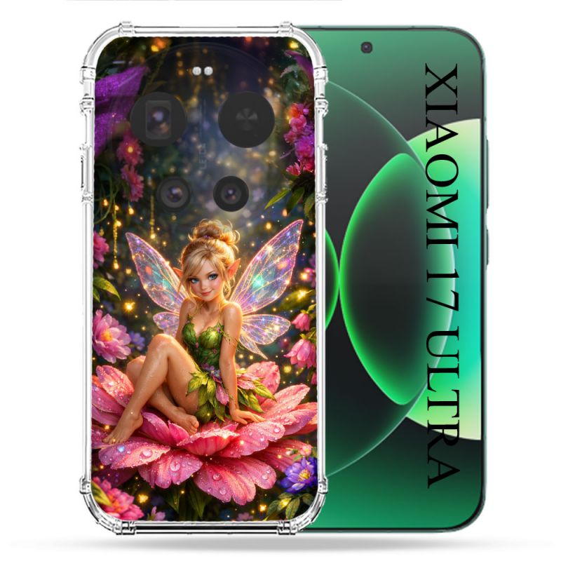 Coque Renforcée Pour Xiaomi 17 Ultra Fantastique Fee Fleur