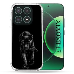 Coque Renforcée Pour Xiaomi 17 Animal Panthère Noire
