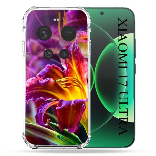 Coque Renforcée Pour Xiaomi 17 Ultra Fleur Lys Color