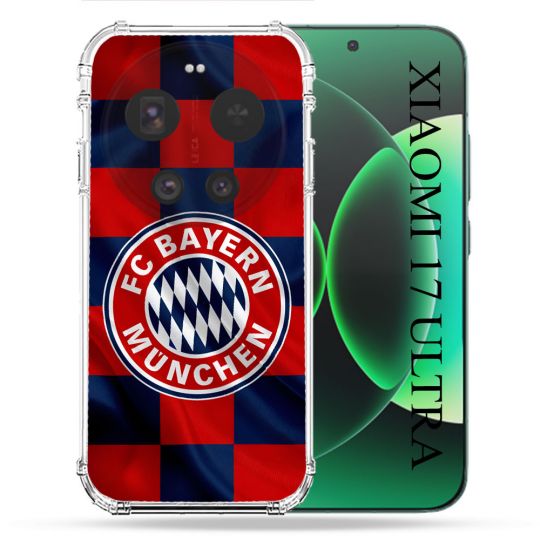 Coque Renforcée Pour Xiaomi 17 Ultra Foot Bayern Munich Carreaux