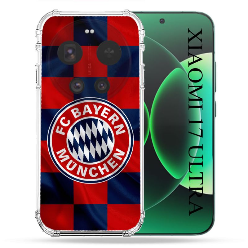 Coque Renforcée Pour Xiaomi 17 Ultra Foot Bayern Munich Carreaux