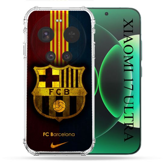Coque Renforcée Pour Xiaomi 17 Ultra Foot FC Barcelone Vintage