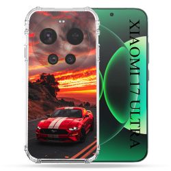 Coque Renforcée Pour Xiaomi 17 Ultra Ford Mustang GT500 Rouge