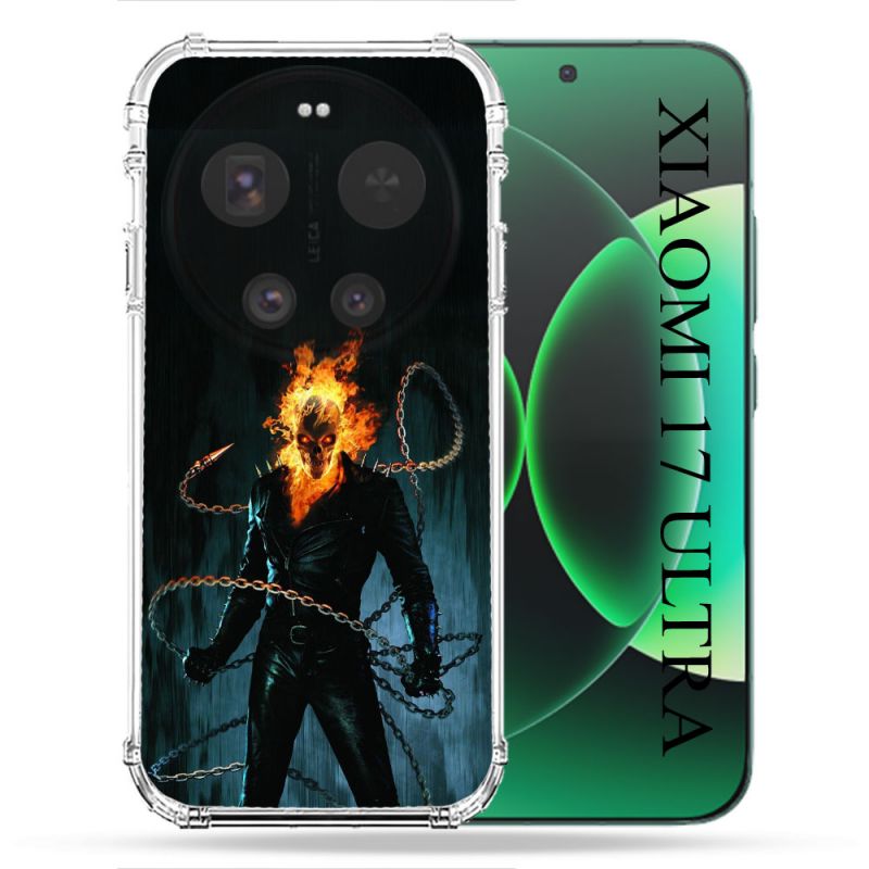 Coque Renforcée Pour Xiaomi 17 Ultra Ghost Rider