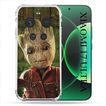 Coque Renforcée Pour Xiaomi 17 Ultra Groot Vert