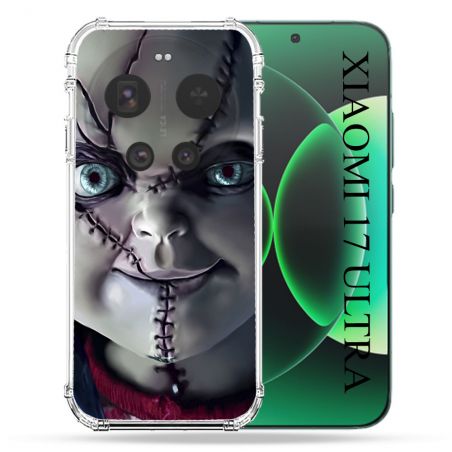 Coque Renforcée Pour Xiaomi 17 Ultra Horreur Chucky Cicatrice