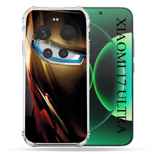 Coque Renforcée Pour Xiaomi 17 Ultra Iron Man Casque