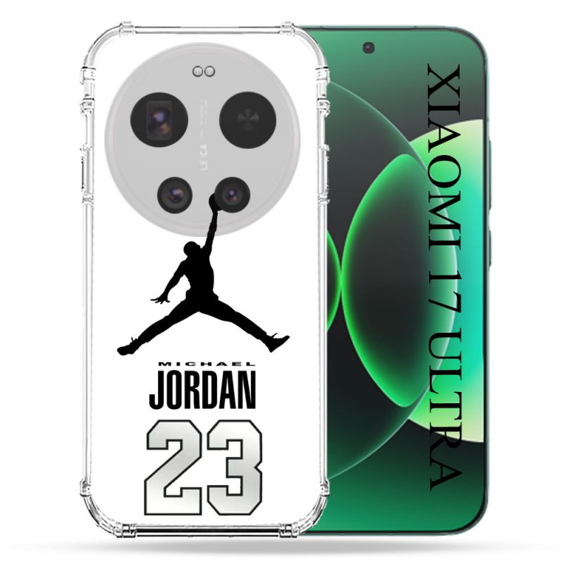Coque Renforcée Pour Xiaomi 17 Ultra Jordan 23 Blanc