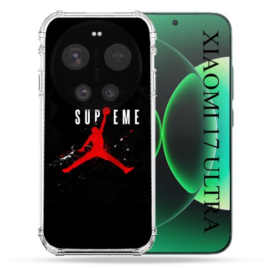 Coque Renforcée Pour Xiaomi 17 Ultra Jordan Supreme Noir