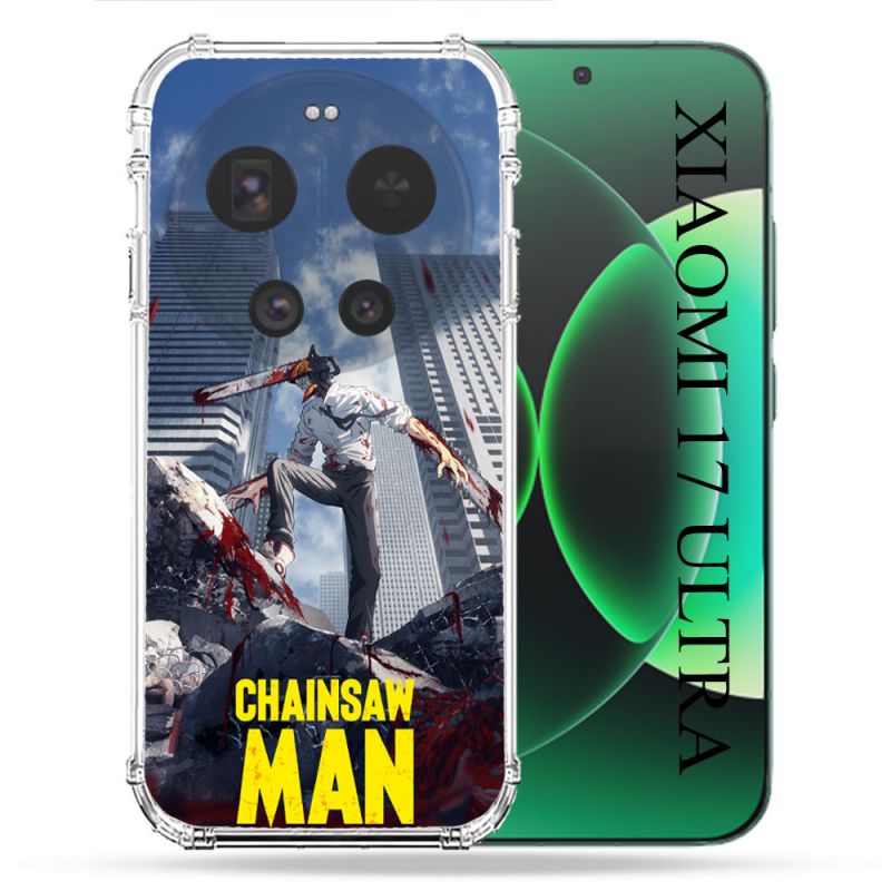 Coque Renforcée Pour Xiaomi 17 Ultra Manga Chainsaw Man Denji