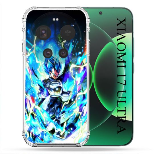 Coque Renforcée Pour Xiaomi 17 Ultra Manga Dragon Ball Vegeta Bleu