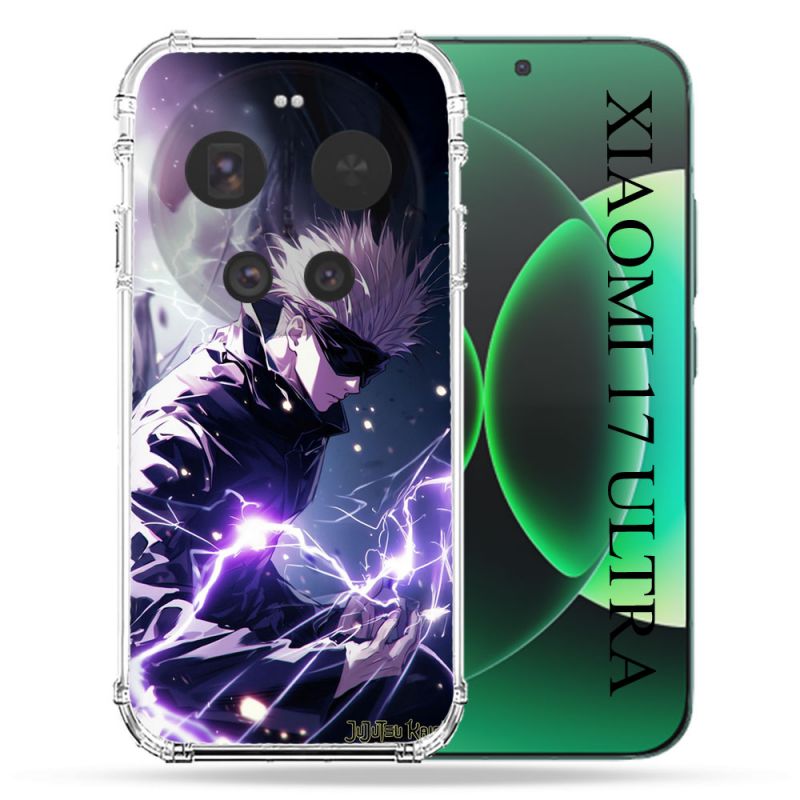 Coque Renforcée Pour Xiaomi 17 Ultra Manga Jujutsu Kaisen Gojo Saturo