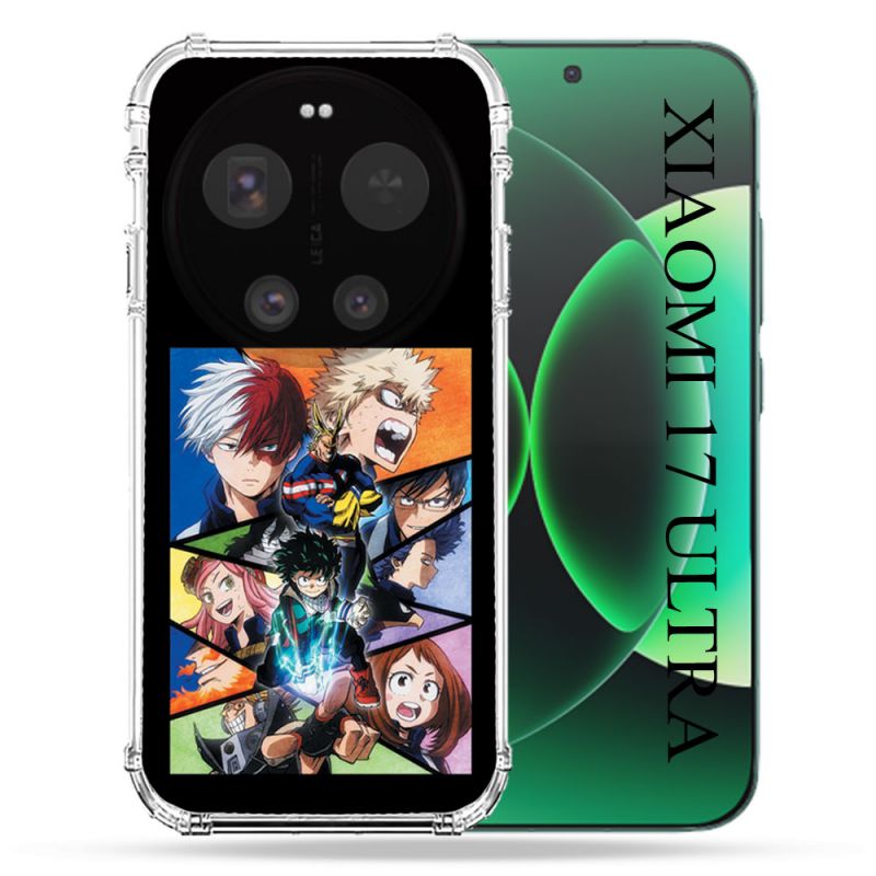Coque Renforcée Pour Xiaomi 17 Ultra Manga My Hero Academia Noir
