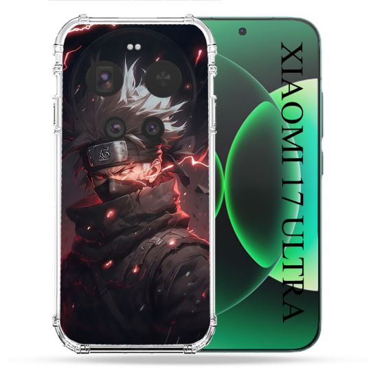 Coque Renforcée Pour Xiaomi 17 Ultra Manga Naruto Kakashi Dark
