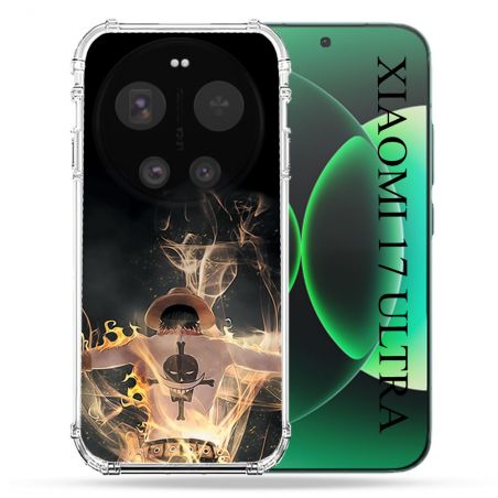 Coque Renforcée Pour Xiaomi 17 Ultra Manga One Piece Ace Noir