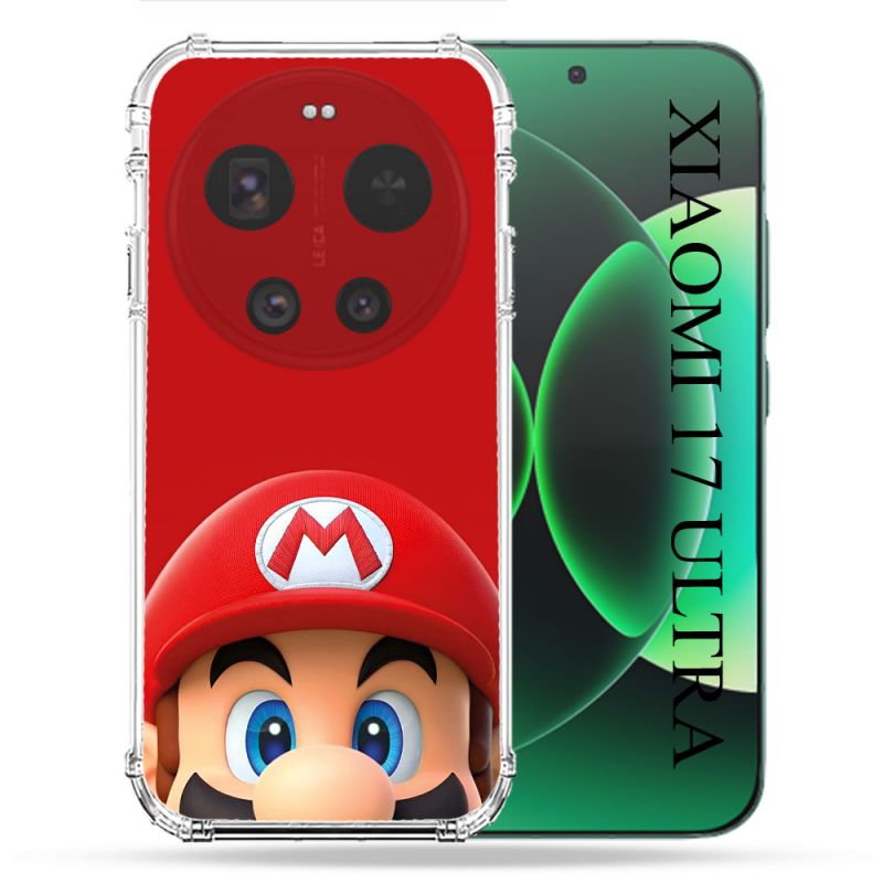 Coque Renforcée Pour Xiaomi 17 Ultra Mario Rouge