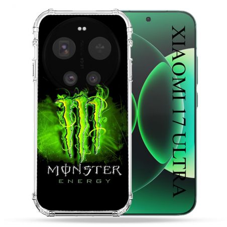 Coque Renforcée Pour Xiaomi 17 Ultra Monster Energy Vert