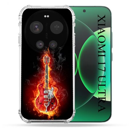 Coque Renforcée Pour Xiaomi 17 Ultra Musique Guitare Electrique