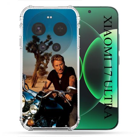 Coque Renforcée Pour Xiaomi 17 Ultra Musique Johnny Hallyday Moto