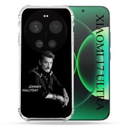 Coque Renforcée Pour Xiaomi 17 Ultra Musique Johnny Hallyday Noir