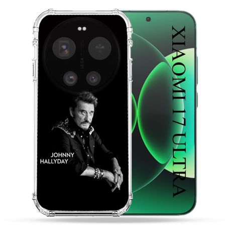Coque Renforcée Pour Xiaomi 17 Ultra Musique Johnny Hallyday Noir