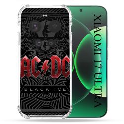Coque Renforcée Pour Xiaomi 17 Ultra Musique Rock ACDC Rouge