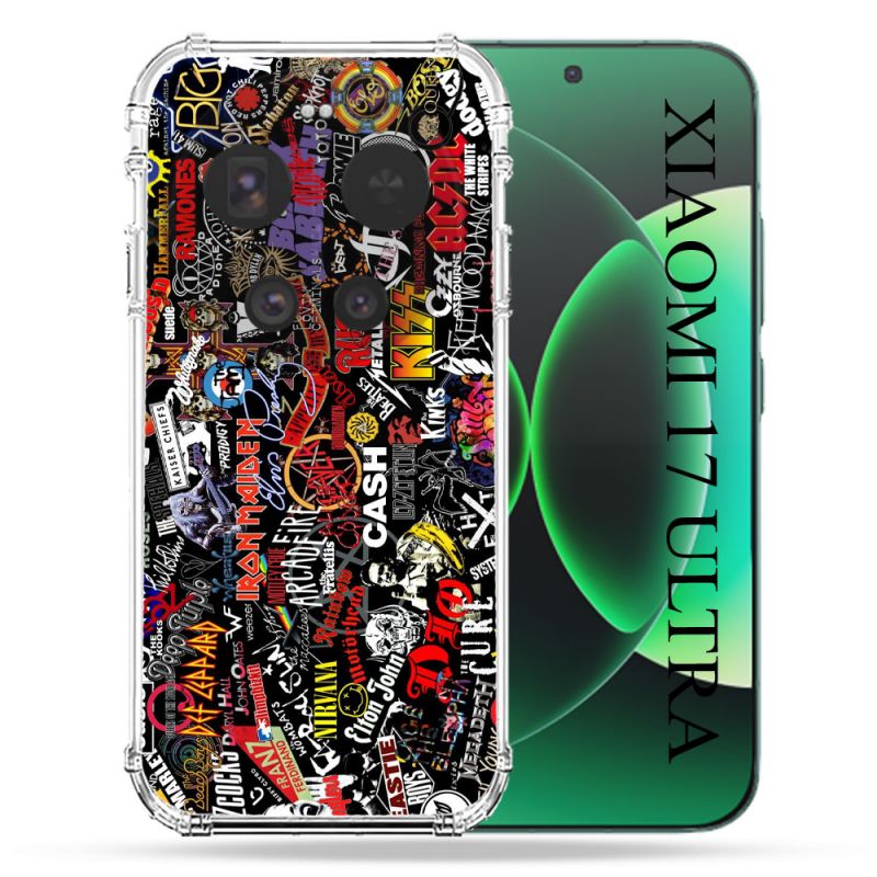 Coque Renforcée Pour Xiaomi 17 Ultra Musique Rock Groupe