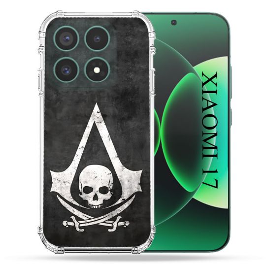 Coque Renforcée Pour Xiaomi 17 Assassin Creed Tete Mort