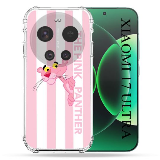 Coque Renforcée Pour Xiaomi 17 Ultra Panthere Rose
