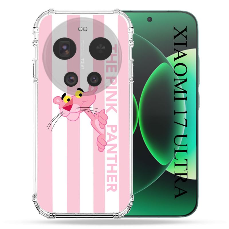 Coque Renforcée Pour Xiaomi 17 Ultra Panthere Rose