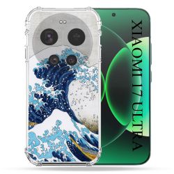 Coque Renforcée Pour Xiaomi 17 Ultra Peinture La Grande Vague