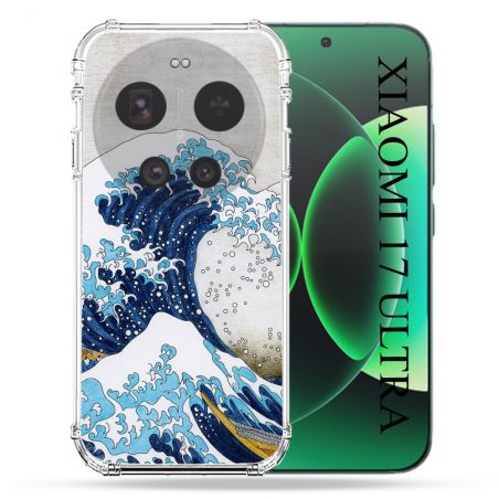 Coque Renforcée Pour Xiaomi 17 Ultra Peinture La Grande Vague