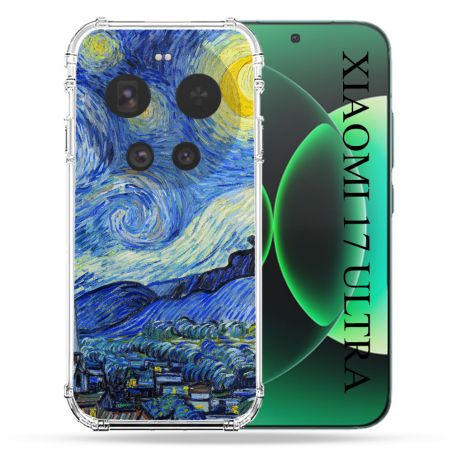 Coque Renforcée Pour Xiaomi 17 Ultra Peinture La nuit étoilée