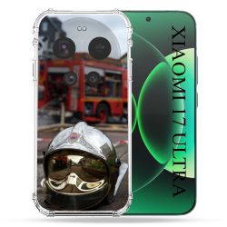 Coque Renforcée Pour Xiaomi 17 Ultra Pompier Casque Camion