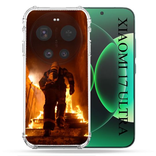 Coque Renforcée Pour Xiaomi 17 Ultra Pompier Escalier