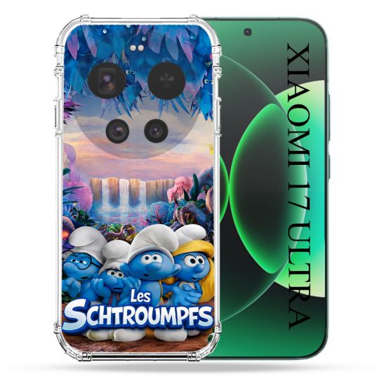 Coque Renforcée Pour Xiaomi 17 Ultra Schtroumpfs Forêt