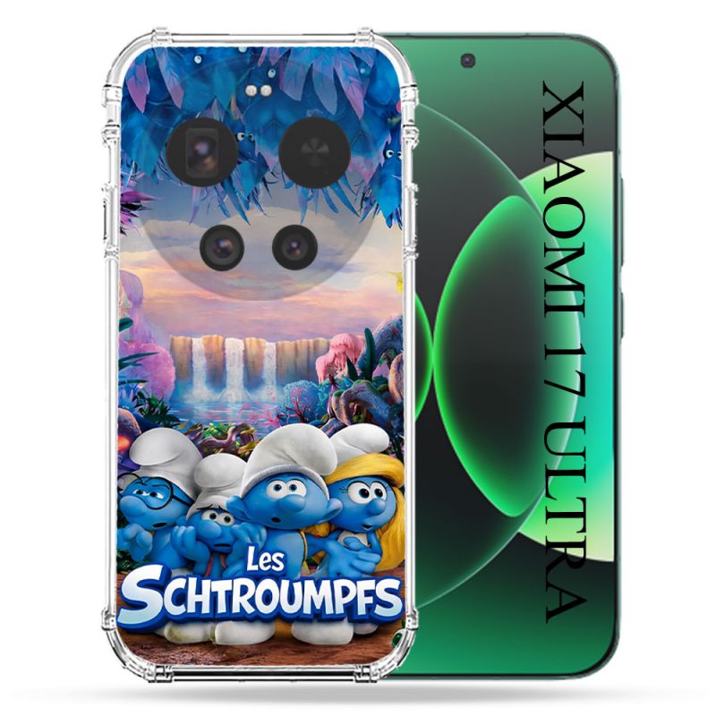 Coque Renforcée Pour Xiaomi 17 Ultra Schtroumpfs Forêt